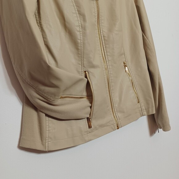 Calvin Klein Women's Polyurethane Jacket Size Medium - Picture 7 of 11